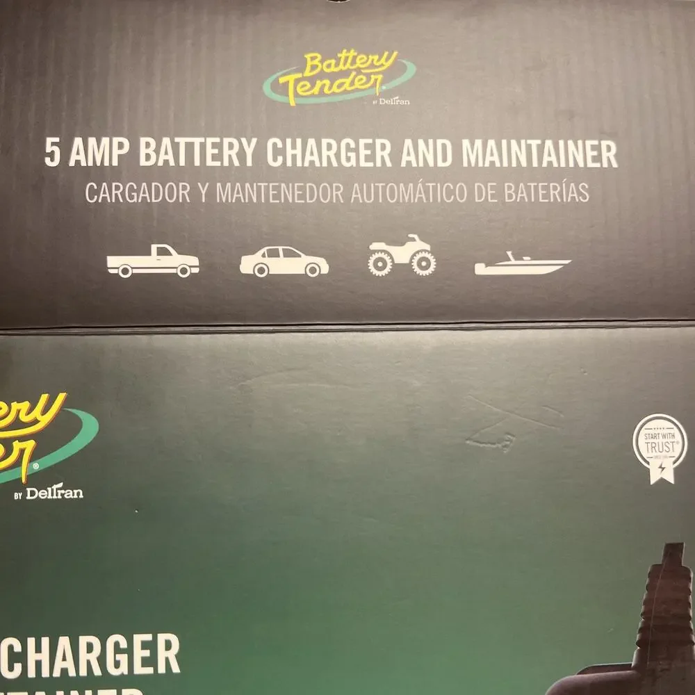 Deltran Battery Tender Waterproof 12V 5A Advanced Charger Maintainer 022-0157-1